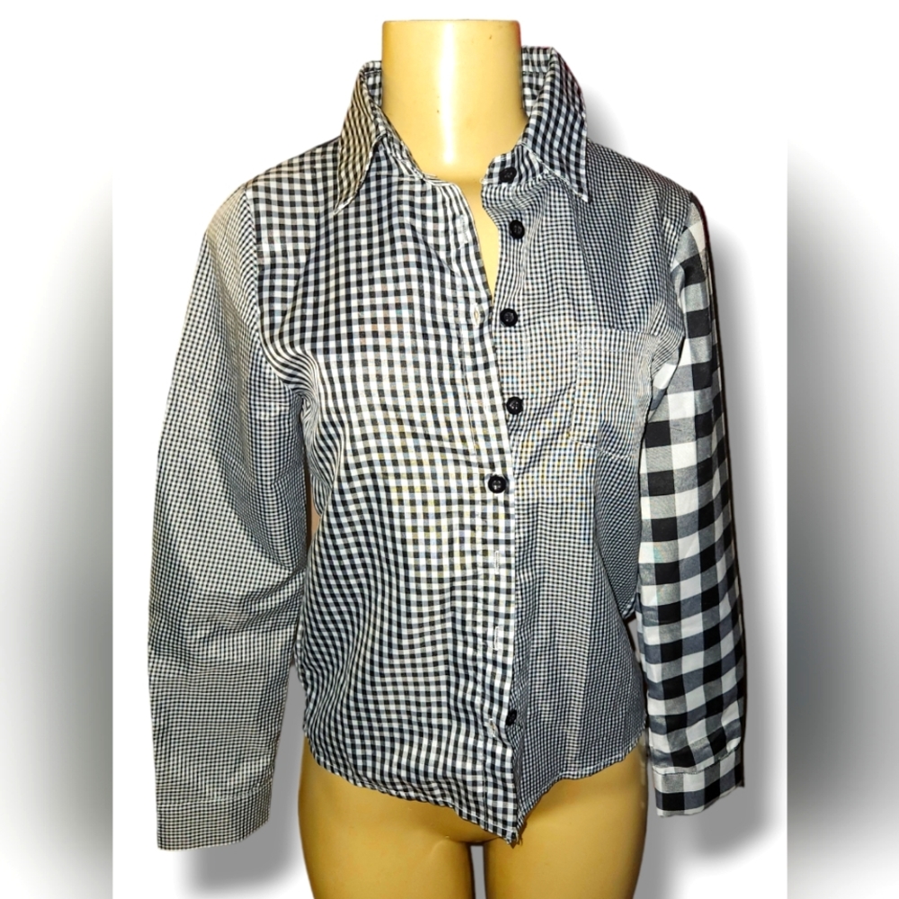 Plaid Women Blouse